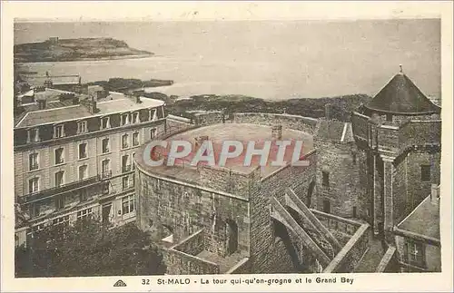 Cartes postales Saint Malo La Tour qui qu'en Grogne et le Grand Bey