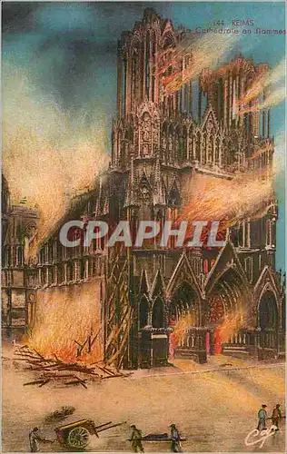 Cartes postales Reims Militaria