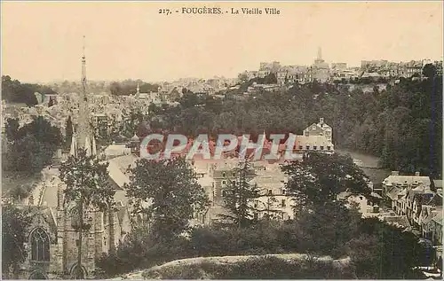 Cartes postales Fougeres (I et V) La Vieille Ville