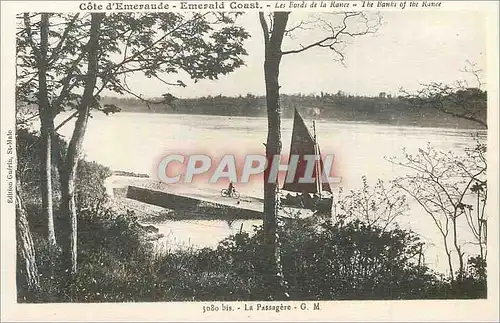 Cartes postales Les Bords de la Rance Cote d'Emeraude La Passagere Bateau