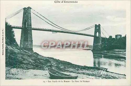 Ansichtskarte AK Les Bords de la Rance Cote d'Emeraude Le Pont St Hubert