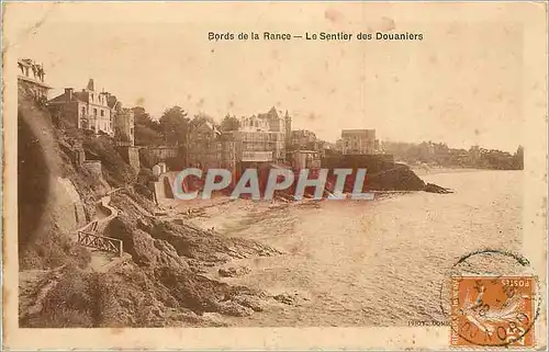 Cartes postales Les Bords de la Rance Le Sentier des Douaniers