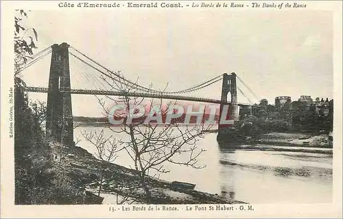 Cartes postales Les Bords de la Rance Cote d'Emeraude Le Pont St Hubert