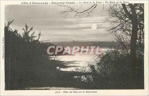 Cartes postales Les Bords de la Rance Cote d'Emeraude Effet du Soir sur la Richardais
