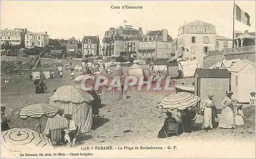 Cartes postales Parame Cote d'Emeraude Plage de Rochebonne