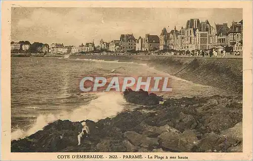 Cartes postales Parame Cote d'Emeraude La Plage a mer Haute