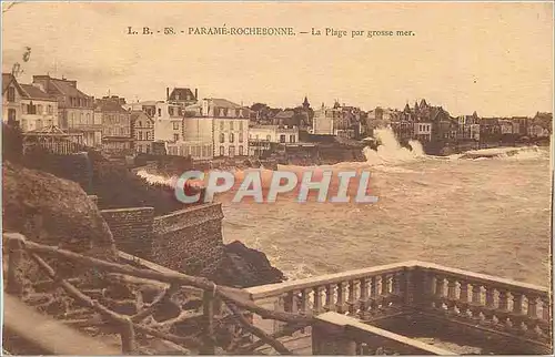 Ansichtskarte AK Parame Rochebonne La Plage par Grosse Mer