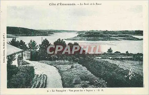 Cartes postales Les Bords de la Rance Cote d'Emeraude Vue prise des Sapins