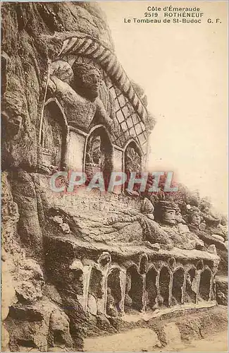 Cartes postales Rotheneuf le Tombeau de St Budoc Cote d'Emeraude