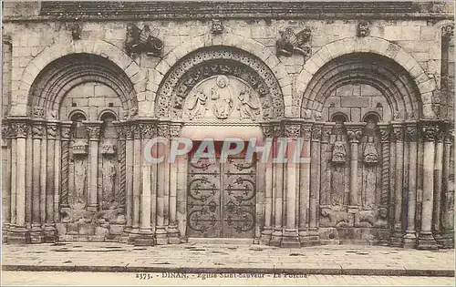 Cartes postales Dinan Eglise Saint Sauveur le Porche