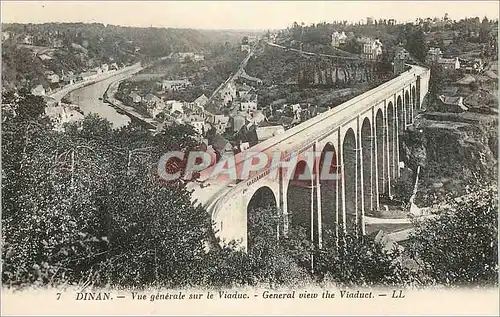 Ansichtskarte AK Dinan Vue Generale sur le Viaduc