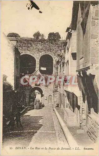 Cartes postales Dinan la Rue et la Porte de Jerzual