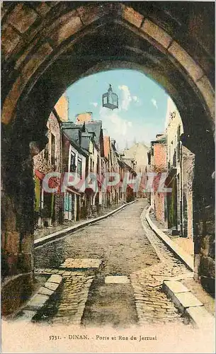 Cartes postales Dinan Porte et Rue du Jerzual