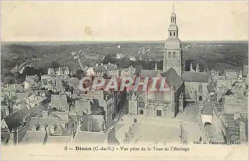 Cartes postales Dinan (C du N) Vue prise de la Tour de l'Horloge