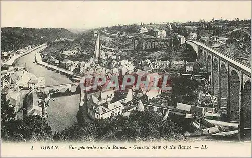 Cartes postales Dinan Vue Generale sur la Rance