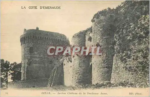 Cartes postales Dinan Ancien Chateau de la Duchesse Anne Cote d'Emeraude