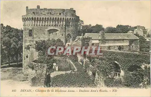 Cartes postales Dinan Chateau de la Duchesse Anne