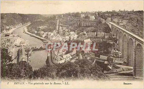 Cartes postales Dinan vue Generale sur la Rance