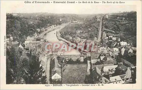 Ansichtskarte AK Dinan vue Generale Cote d'Emeraude les Bords de la Rance