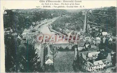 Ansichtskarte AK Dinan vue Generale Cote d'Emeraude les Bords de la Rance