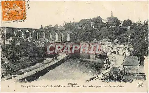 Cartes postales Dinan vue Generale prise du Saut a l'Ane