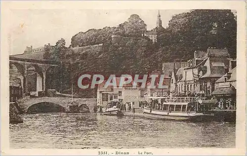 Cartes postales Dinan le Port Bateau