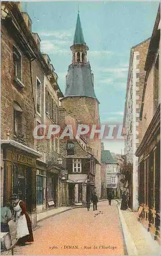 Cartes postales Dinan Rue de l'Horloge