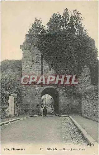 Cartes postales Dinan Porte Saint Malo Cote d'Emeraude