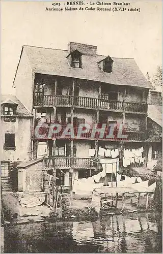 Cartes postales Rennes le Chateau Branlant Ancienne Maison de Cadet Roussel (XVIIe sielce)