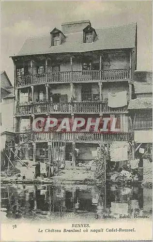 Ansichtskarte AK Rennes le Chateau Branlant ou Naquit Cadet Roussel