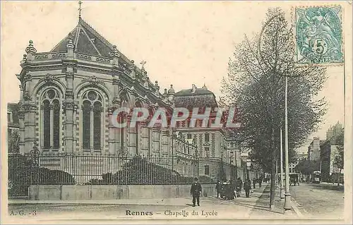 Cartes postales Rennes Chapelle du Lycee
