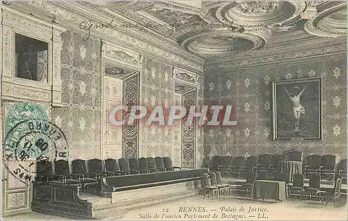 Cartes postales Rennes Palais de Justice Salle de l'Ancien Parlement de Bretagne Christ