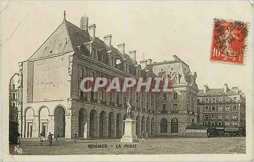 Cartes postales Rennes la Poste