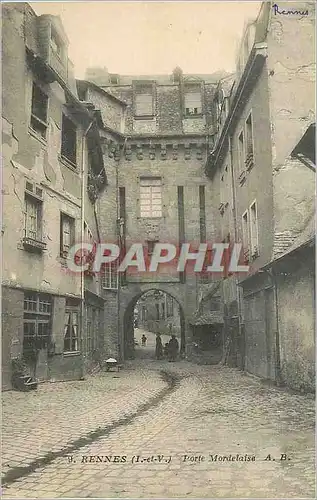 Cartes postales Rennes (I et V) Porte Mordelaise
