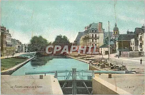 Cartes postales Rennes Canal d'ille et Rance Peniche