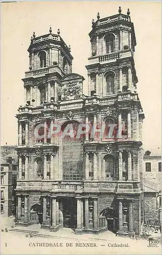 Cartes postales Cathedrale de Rennes