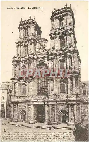 Cartes postales Rennes la Cathedrale