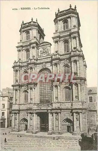 Cartes postales Rennes la Cathedrale