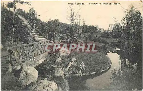Cartes postales Rennes le Nouveau Jardin du Thabor