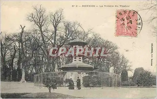 Cartes postales Rennes la Voliere du Thabor