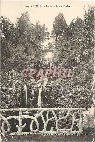 Cartes postales Rennes la Cascade du Thabor