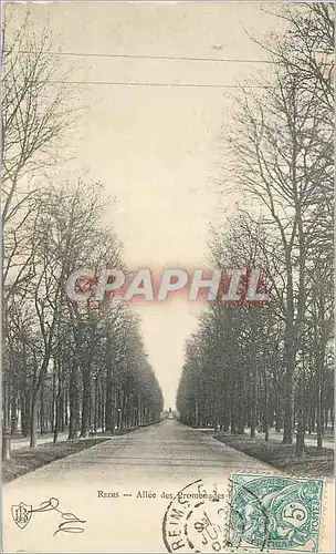 Cartes postales Reims Allee des Promenades