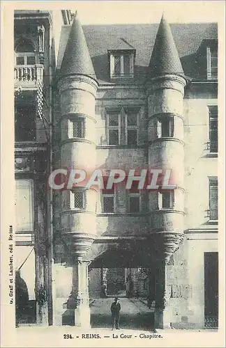 Cartes postales Reims La Cour Chapitre