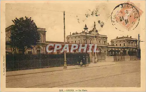 Cartes postales Reims La Gare