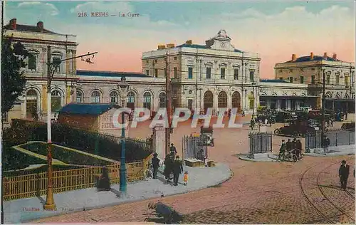 Cartes postales Reims La Gare