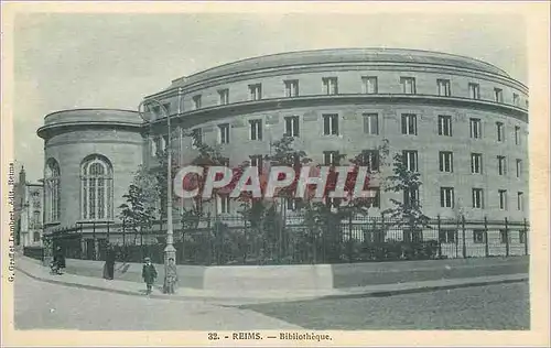 Ansichtskarte AK Reims Bibliotheque