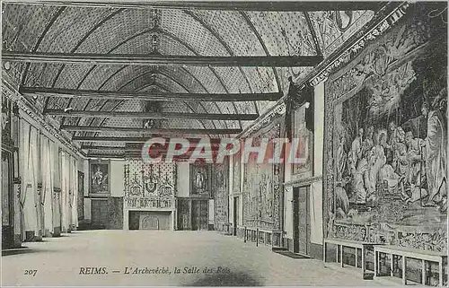 Ansichtskarte AK Reims L'Archeveche La Salle des Rois