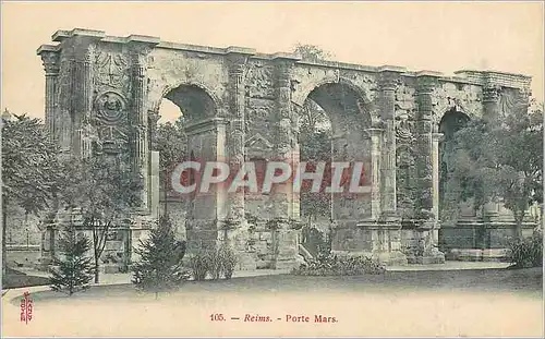 Cartes postales Reims Porte Mars