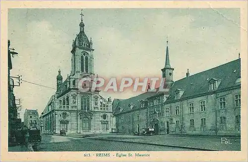 Cartes postales Reims Eglise St Maurice