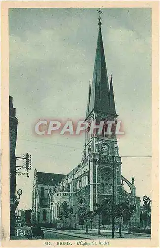 Ansichtskarte AK Reims L'Eglise St Andre